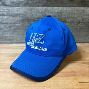 New Zealand Hat Cap Snapback Blue One Size Adjustable